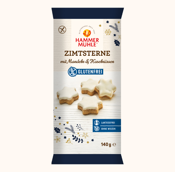 Eine Packung Hammermühle Zimtsterne